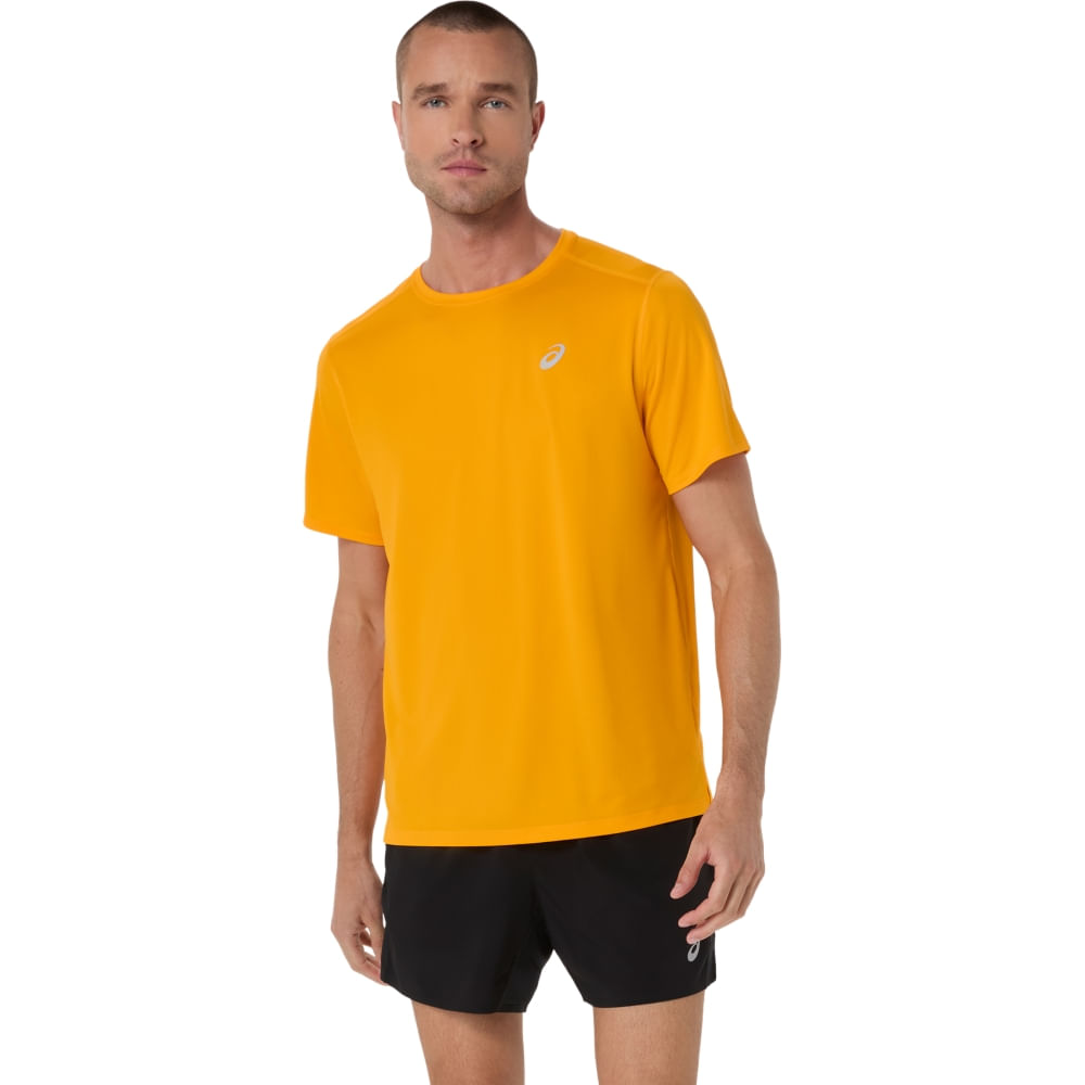 Camiseta ASICS Silver - Masculino - Laranja