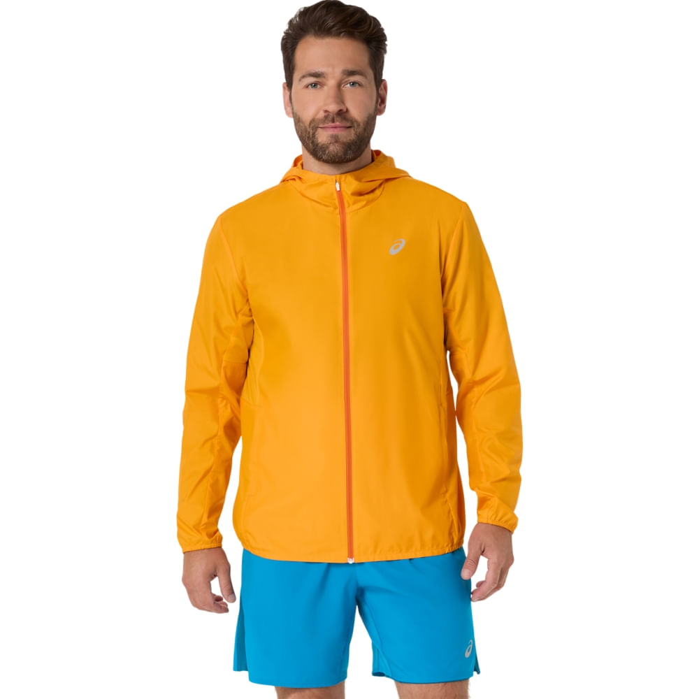 Jaqueta ASICS Silver - Masculino - Laranja - tam: GG