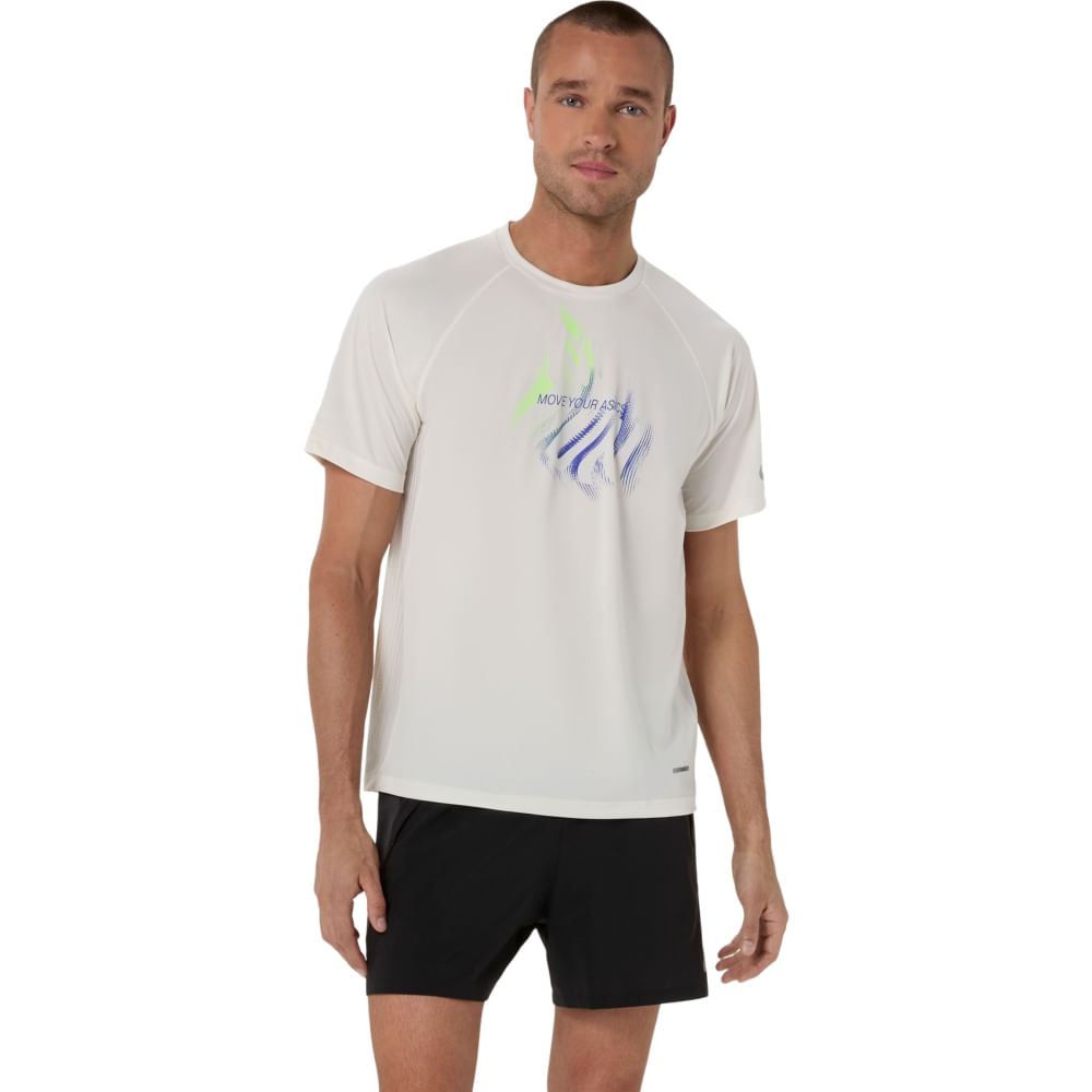 Camiseta Road Graphic Ss Top - Creme