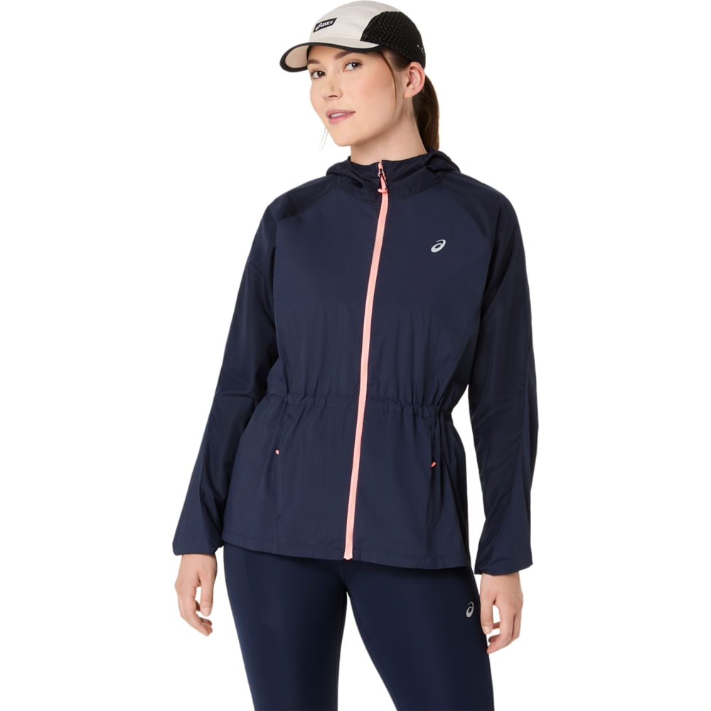 Jaqueta ASICS Road Packable - Feminino - Azul - tam: PP