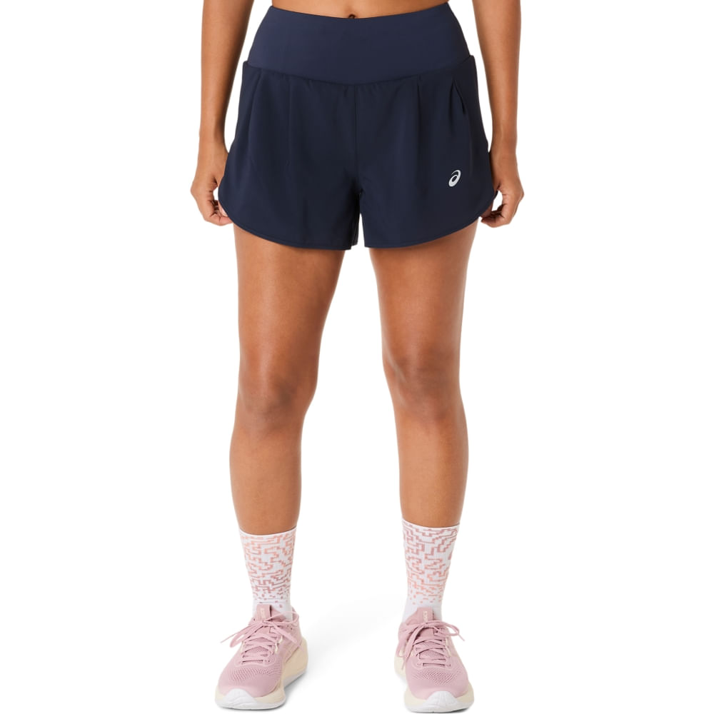 Shorts ASICS Road 3.5In - Feminino - Azul - tam: G