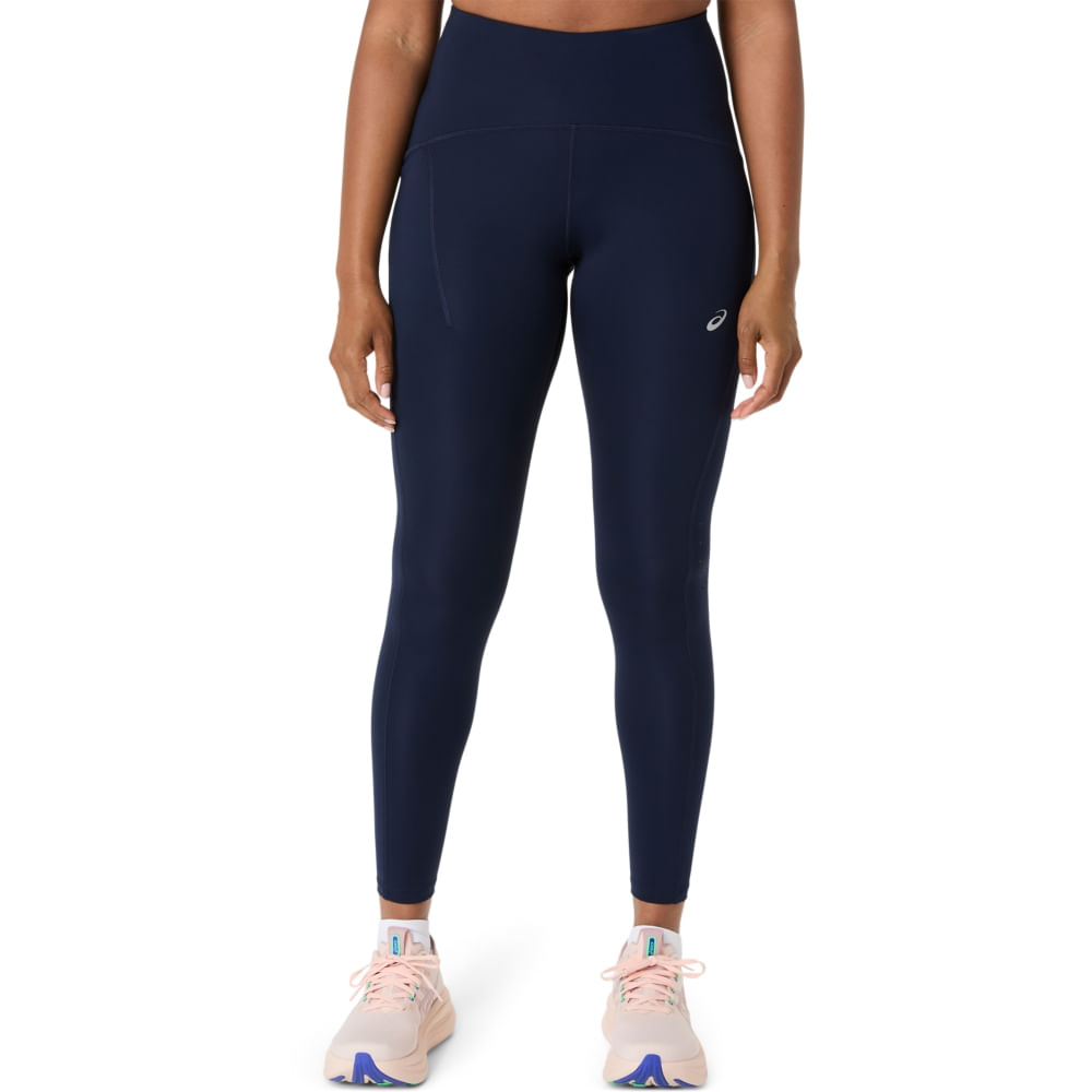 Calça ASICS Legging Road Cintura Alta - Feminino - Azul - tam: GG