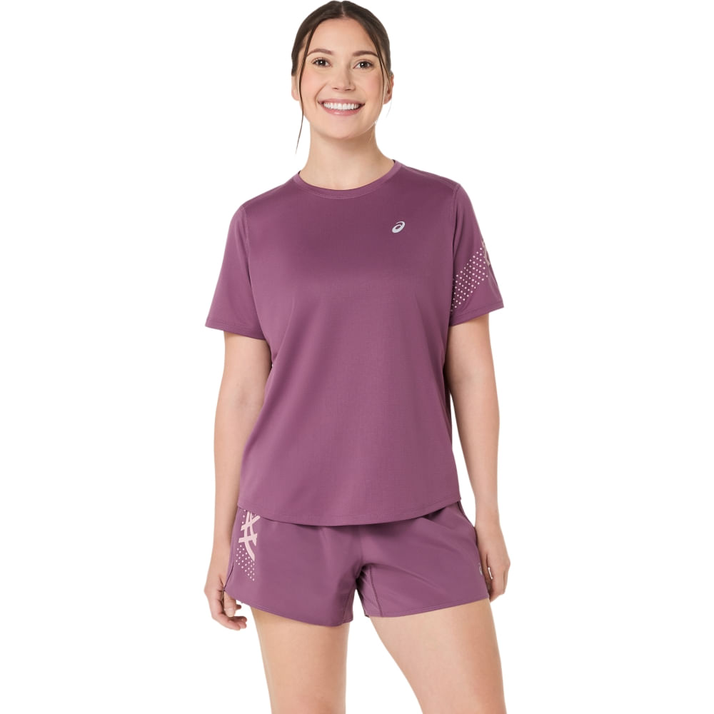 Camiseta Icon Ss Top - Roxo
