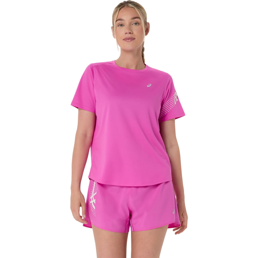 Camiseta Icon Ss Top - Rosa