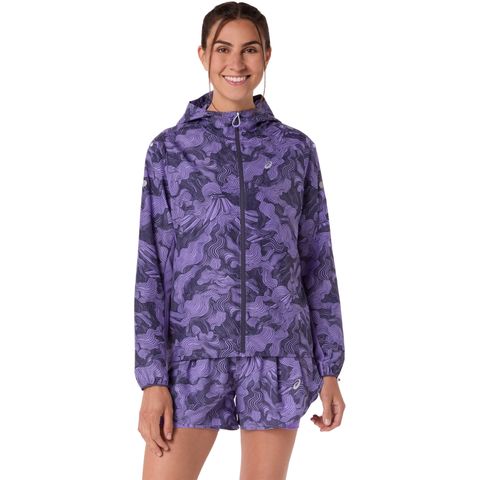 Jaqueta Fujitrail Packable Jacket - Roxo — ASICS