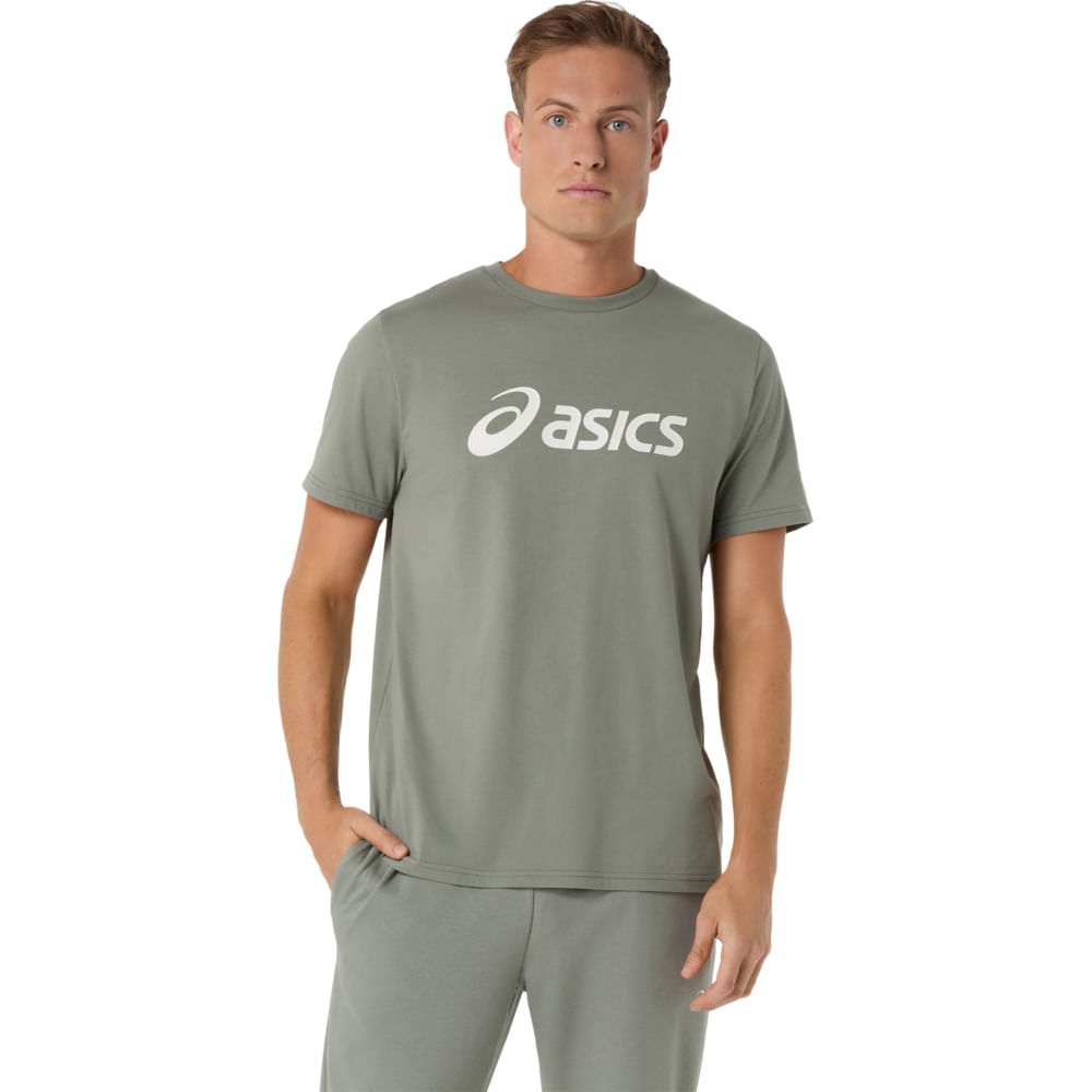 ASICS LOGO TEE - Verde