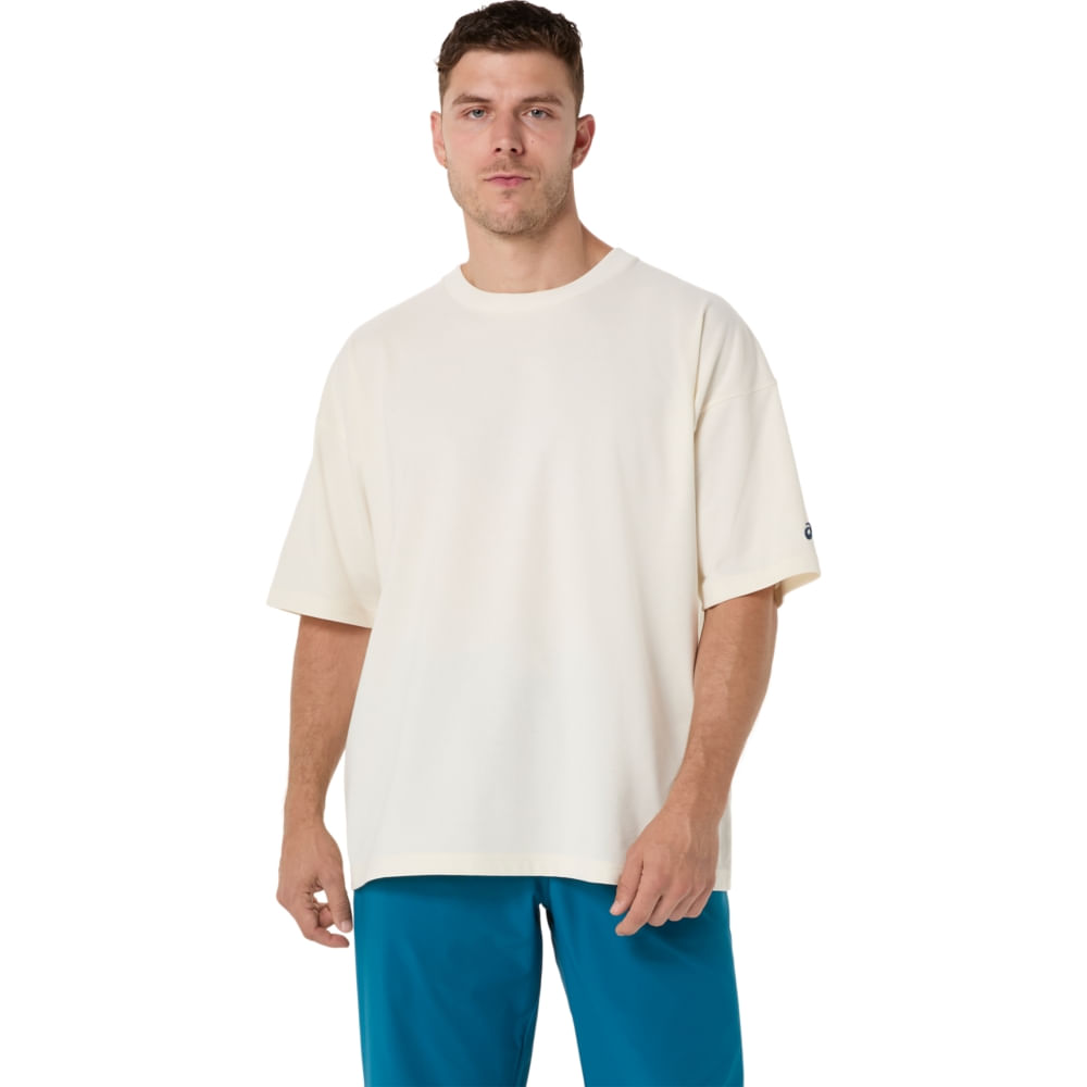 Camiseta Heavy Cotton Run City Tee - Creme/Arte Londres - tam: M