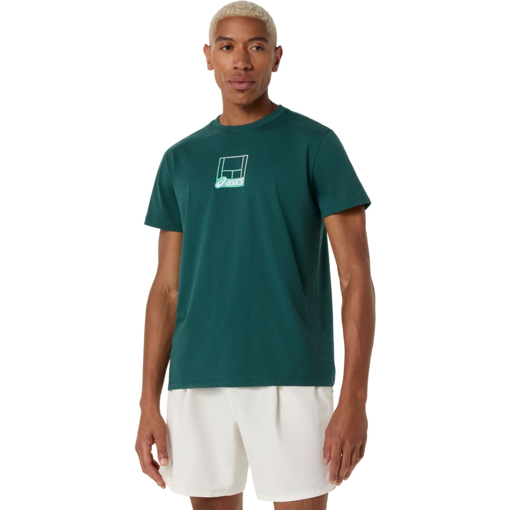 Camiseta Court Core Graphic - Azul - tam: PP