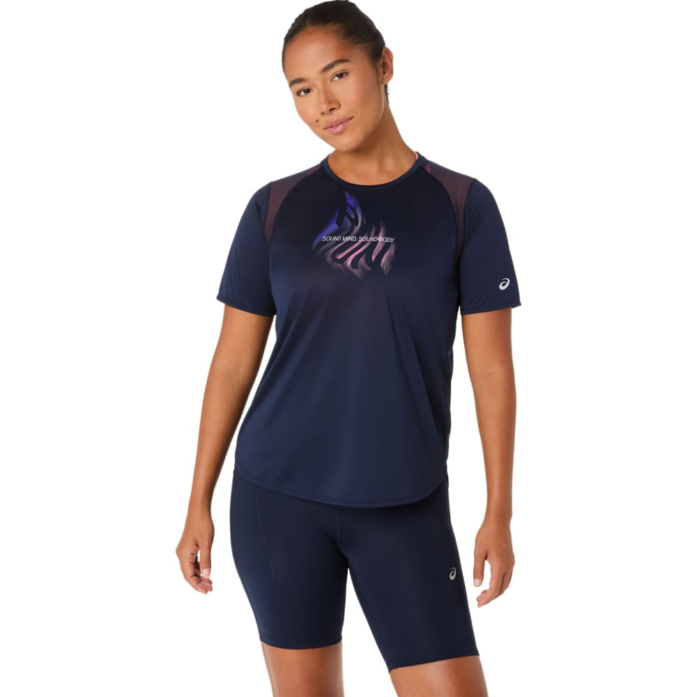 Camiseta Road Graphic Ss Top - Azul - tam: G