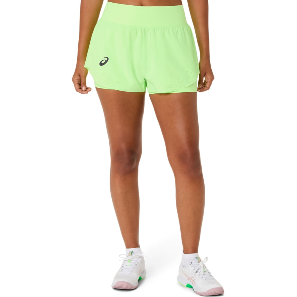 Shorts Match Laser Cut - Verde - tam: P
