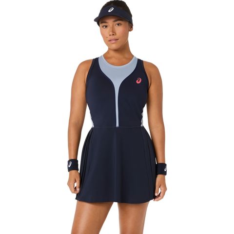 Vestido Match Pleat - Azul — ASICS