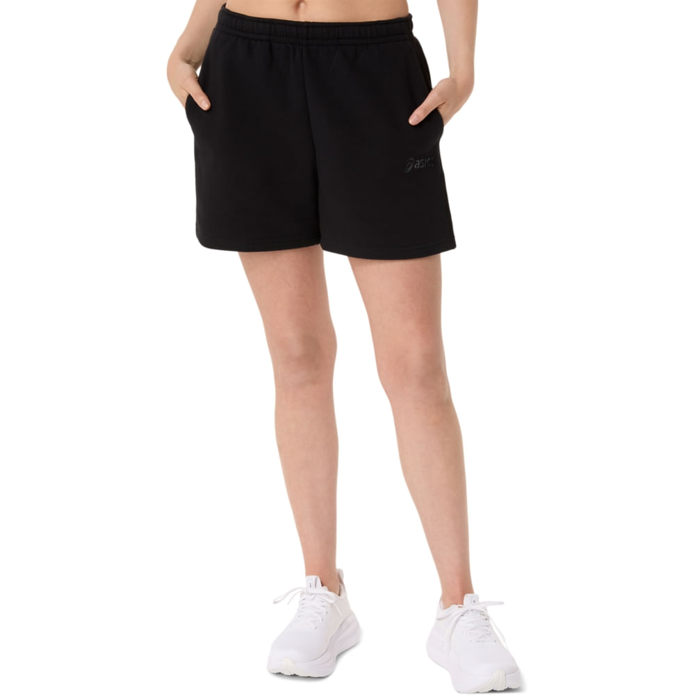 Shorts Logo Fleece 5In - Preto - tam: G