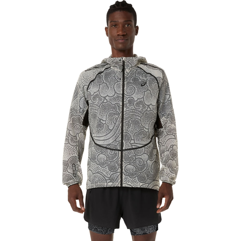 Jaqueta Limited Series Wind Breaker - Preto/Creme - tam: M