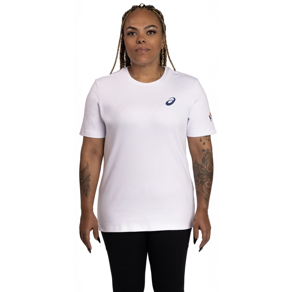 Camiseta Journey São Silvestre - Unissex - Branco - tam: P