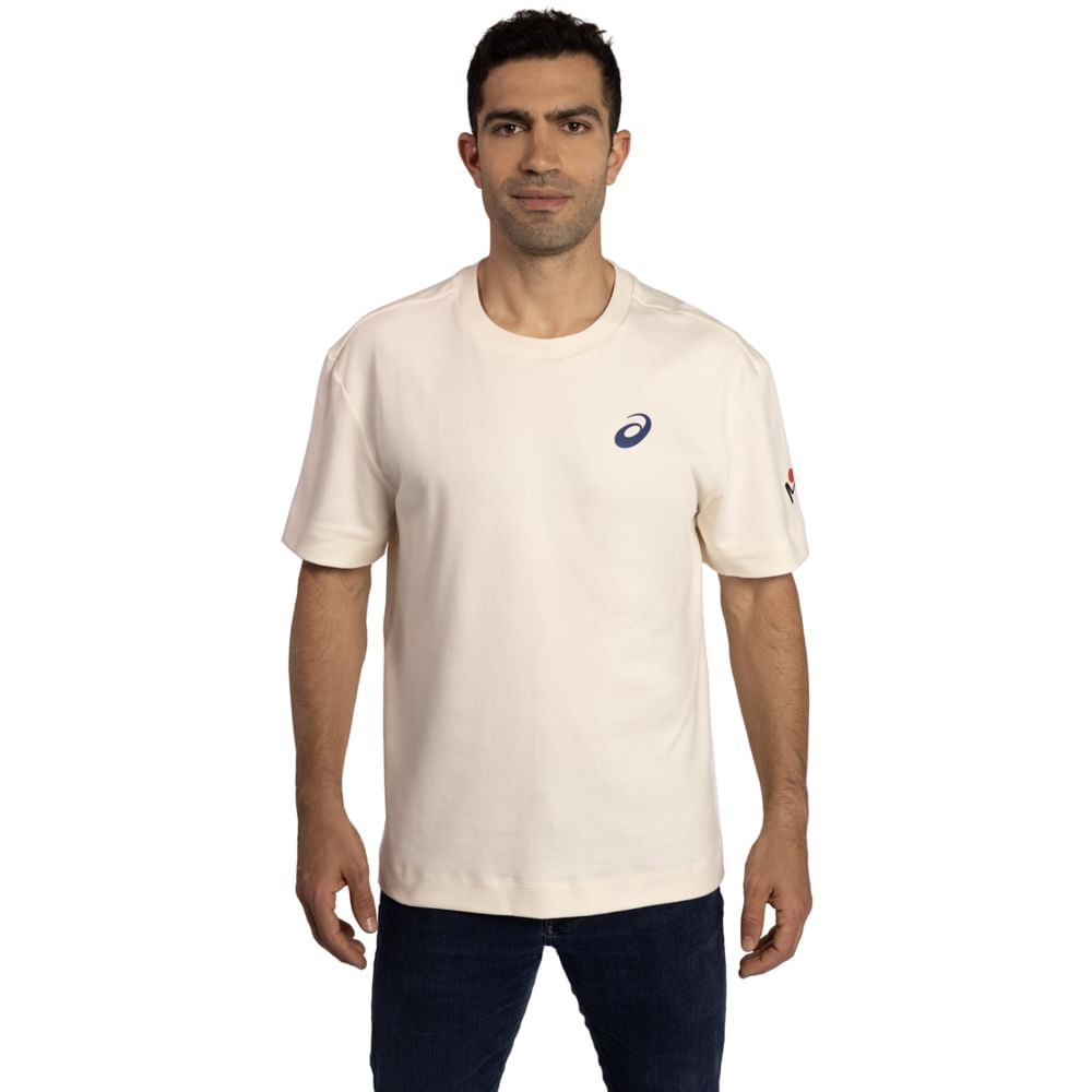 Camiseta São Silvestre Club - Unissex - Creme - tam: GG
