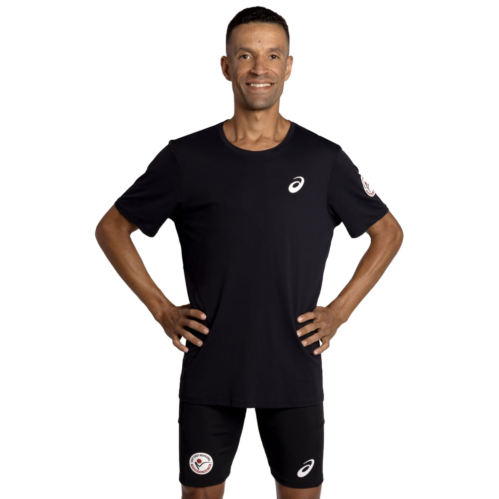 Camiseta Race São Silvestre - Masculino - Preto - tam: P
