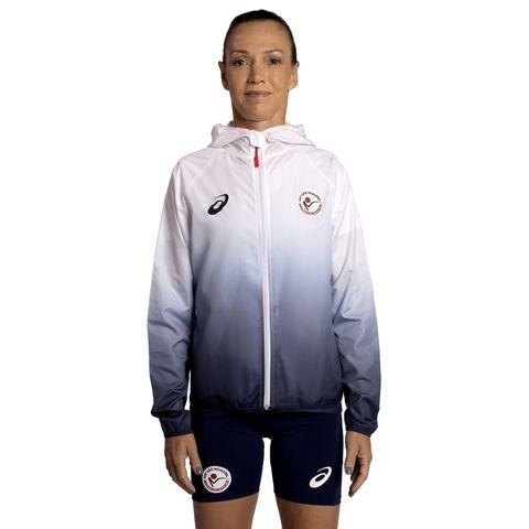 Jaqueta Corta Vento São Silvestre - Feminino - Azul — ASICS