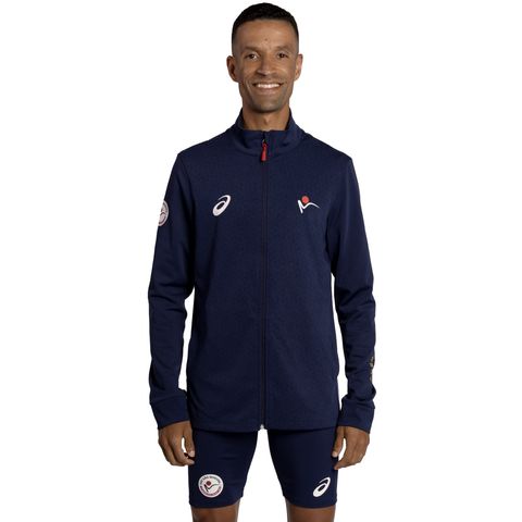 Jaqueta Pódio São Silvestre - Masculino - Azul — ASICS