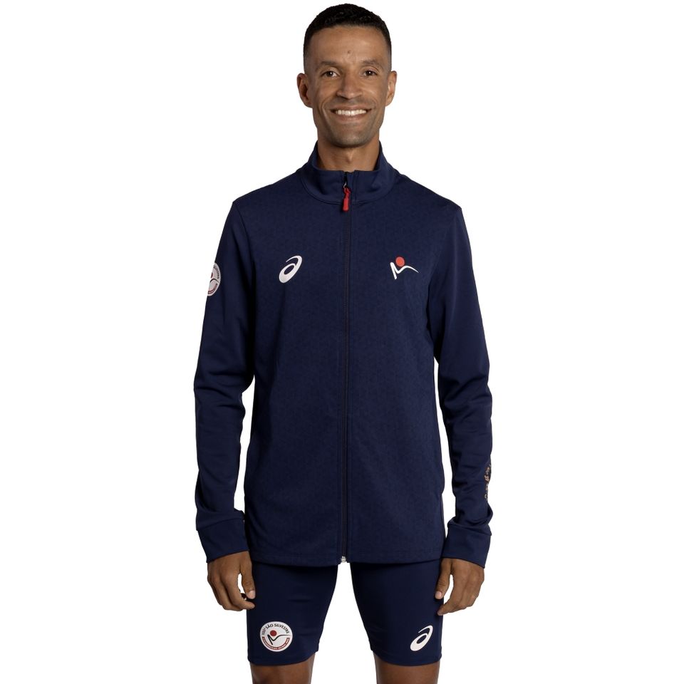 Jaqueta Pódio São Silvestre - Masculino - Azul