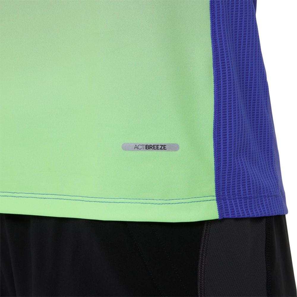 Camiseta Road Fade Ss Top - Azul/Verde - tam: M — foto 3