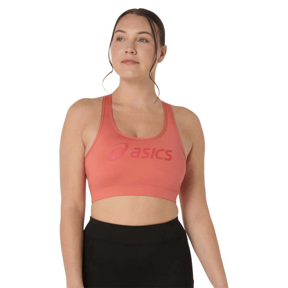 Top ASICS Essential Logo Com Bojo - Feminino - Rosa