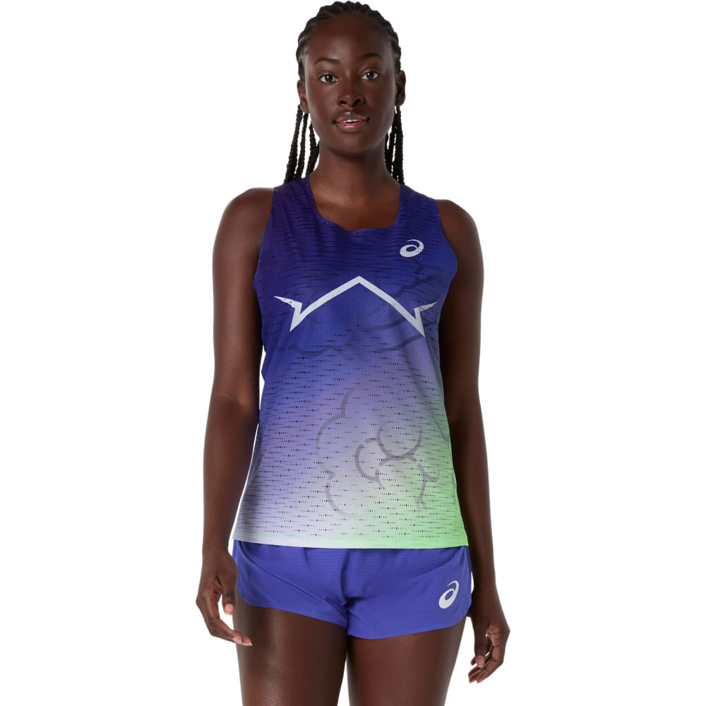 Regata ASICS Metaspeed Singlet - Feminino - Azul