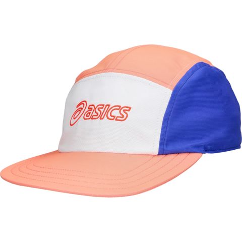 Boné Performance Running 5 Panel Cap - Laranja/Branco — ASICS