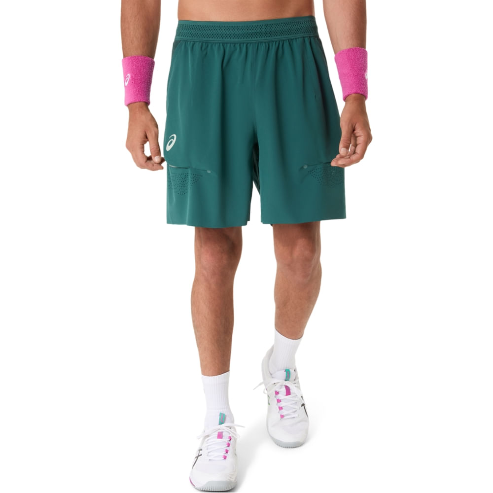 Short ASICS Match Laser 7IN - Masculino - Azul - tam: M