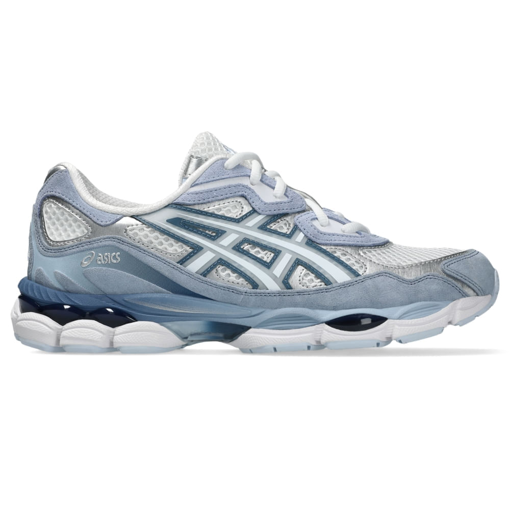 Tênis ASICS GEL-NYC x ATMOS - Unissex - Branco/Azul - ASICS Brasil