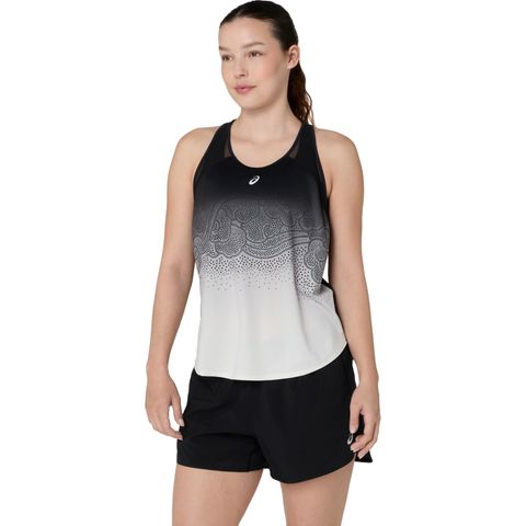 Camiseta Regata Road Fade Tank - Preto/Creme — ASICS