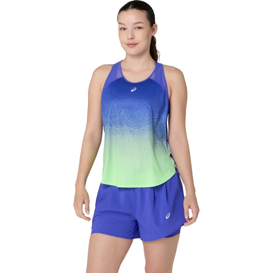 Camiseta Regata Road Fade Tank - Azul/Verde Claro