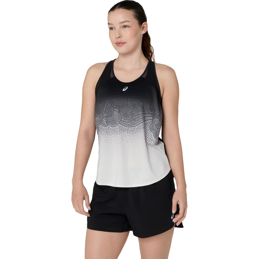Camiseta Regata Road Fade Tank - Preto/Creme - tam: P