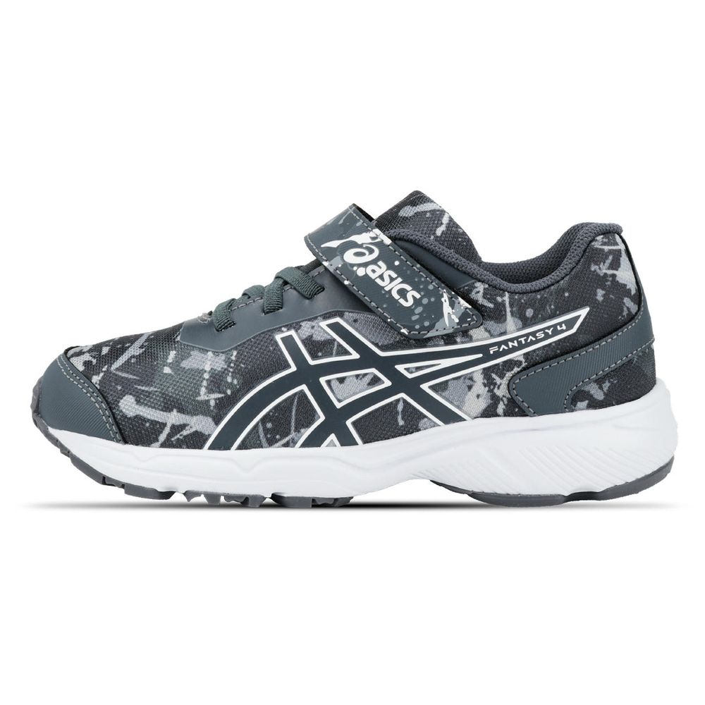 Tênis ASICS Fantasy 4 - Infantil - Cinza/Branco