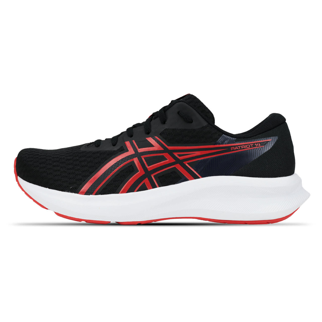 Tênis ASICS Patriot 14 - Masculino - Preto/Vermelho - tam: 38