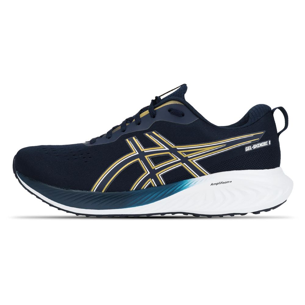 uky　その3 Tênis Gel Shinobi 3 - Azul/Dourado - ASICS Brasil