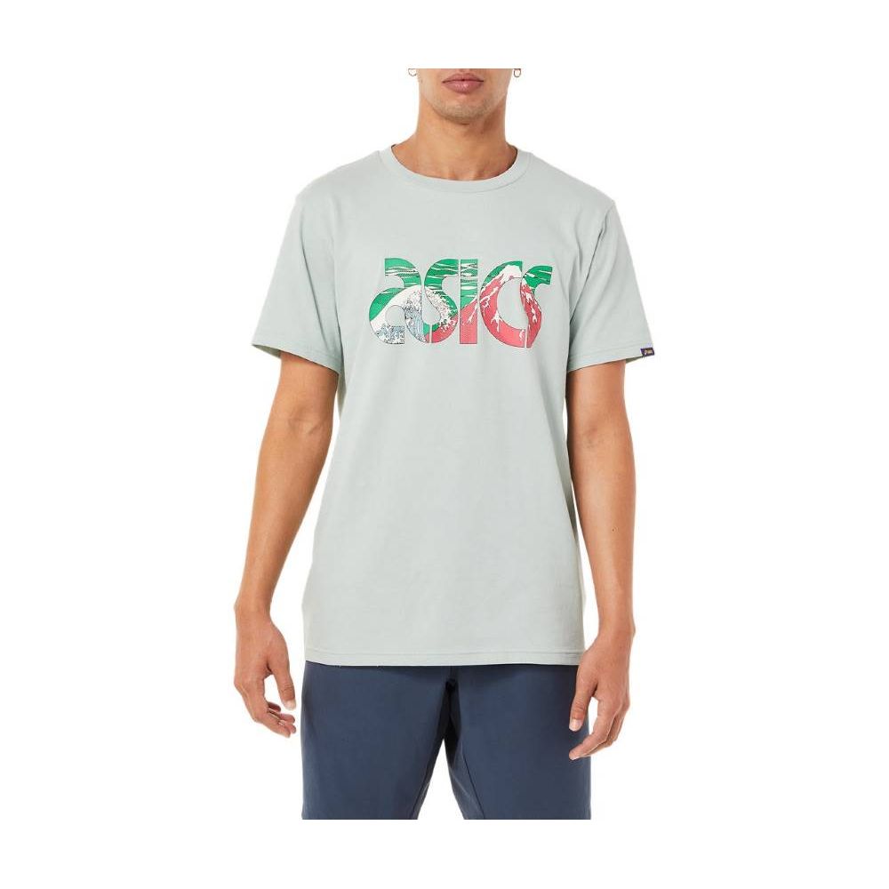 Camiseta ASICS JPN View - Masculina - Cinza