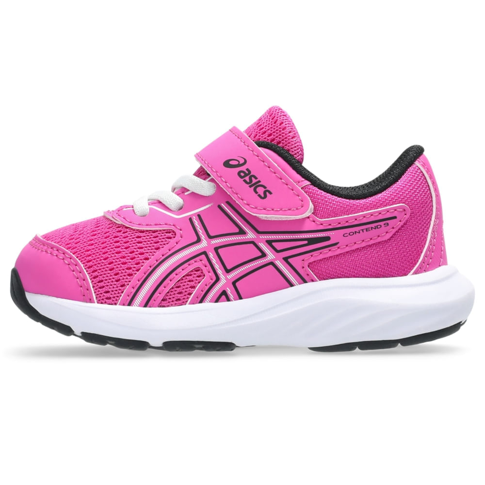 Tênis ASICS Contend 9 Ts - Infantil - Rosa/Preto