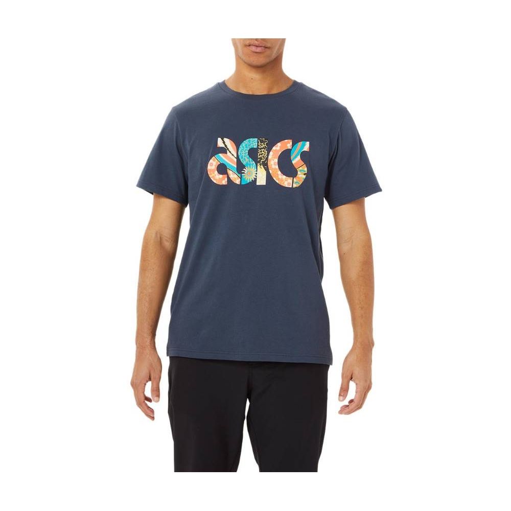 Camiseta ASICS JPN View - Masculina - Azul