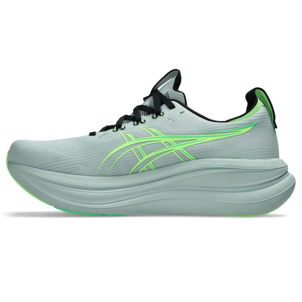 Tênis ASICS GEL Nimbus 28 – Masculino – Azul/Verde