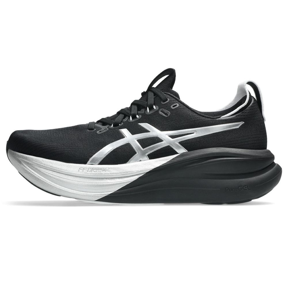 Tênis ASICS GEL Nimbus 28 - Masculino - Prata/Preto
