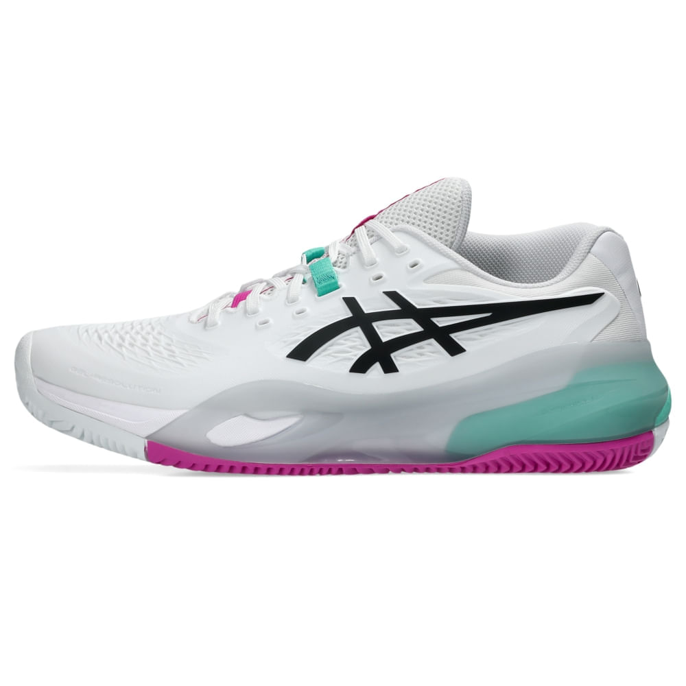 Tênis ASICS Gel-Resolution X Saibro - Masculino - Branco/Verde - tam: 36.5