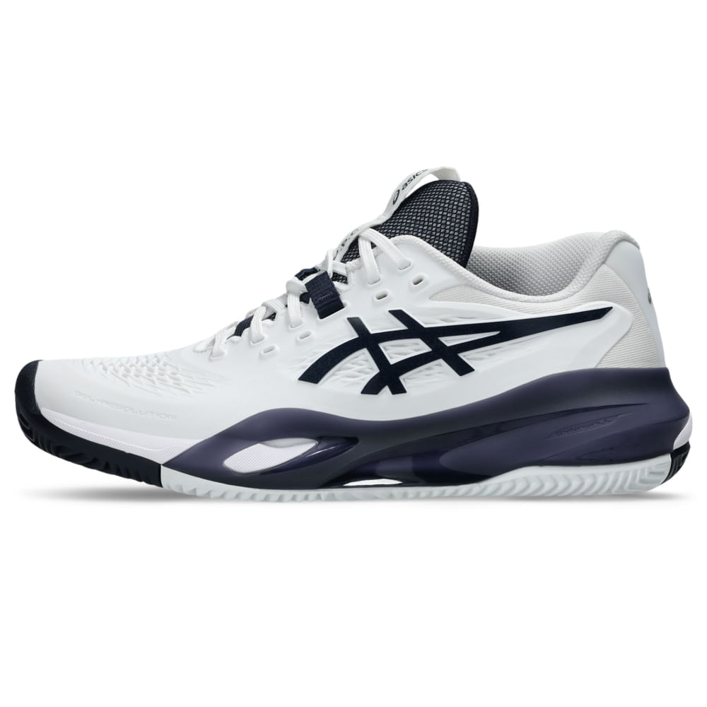 Tênis ASICS Gel-Resolution X Saibro - Feminino - Branco/Azul - tam: 33
