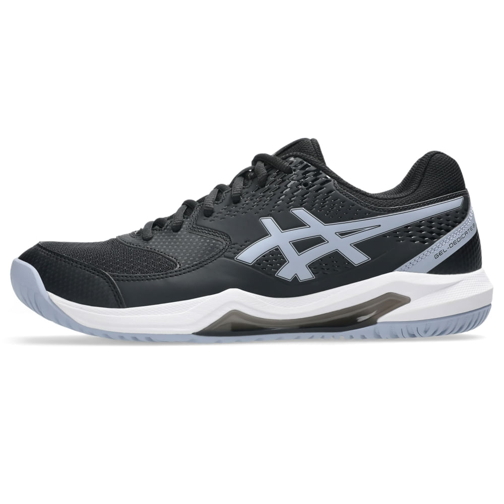 Tênis ASICS Gel-Dedicate 8 - Masculino - Preto/Azul - tam: 44