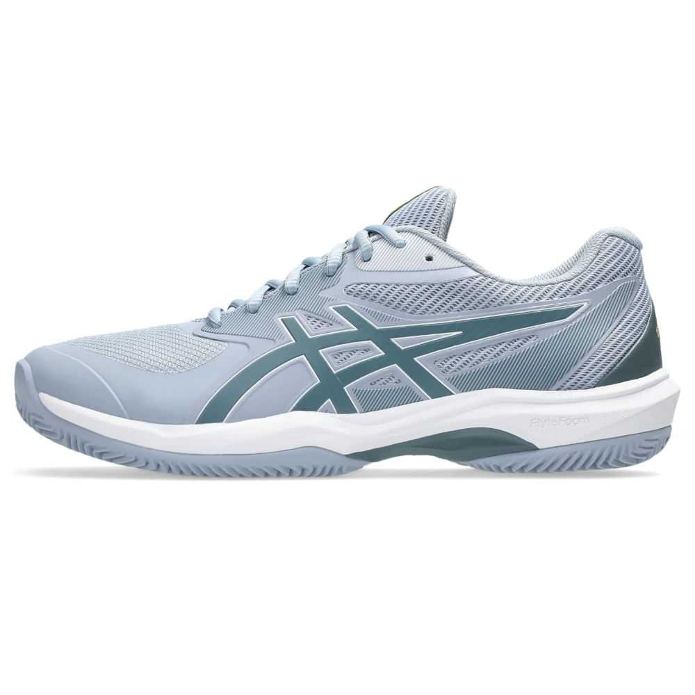Tênis ASICS Game Ff Saibro/Oc - Masculino - Azul/Cinza