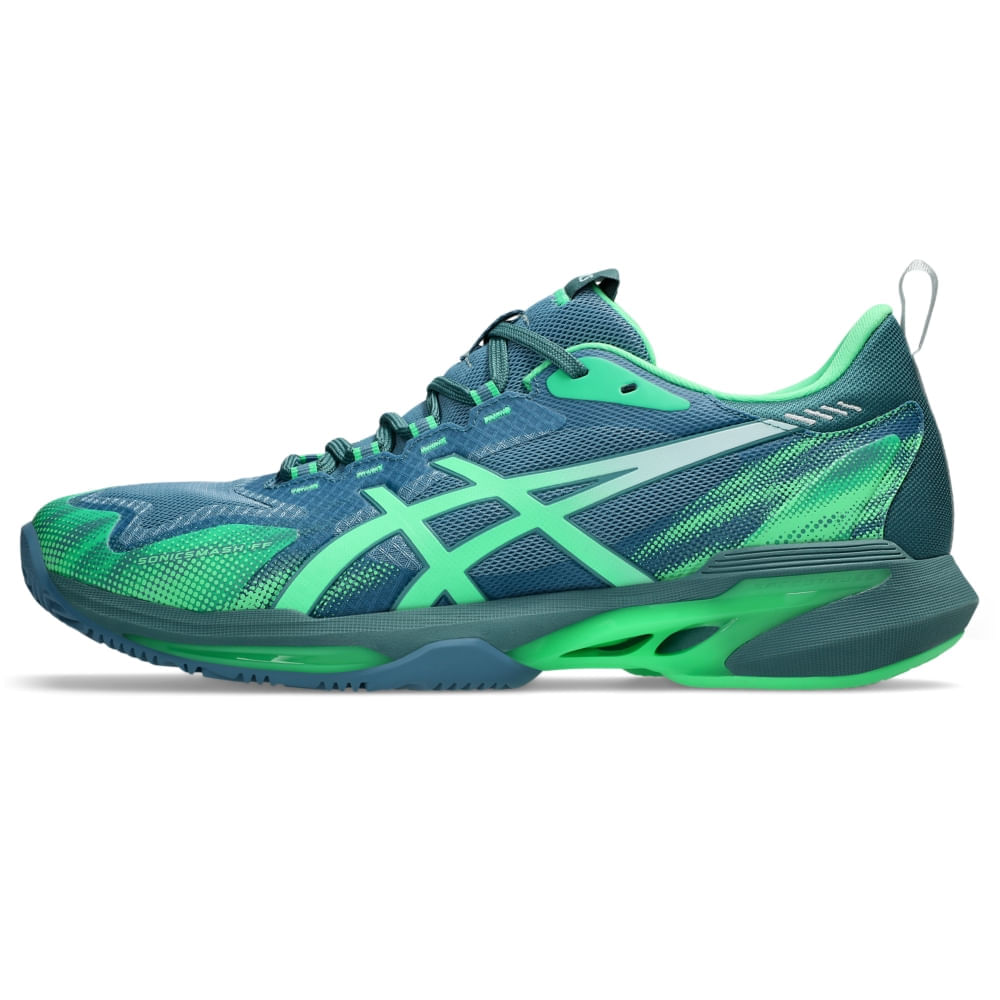 Tênis ASICS Sonicsmash FF - Masculino - Azul/Verde - tam: 43