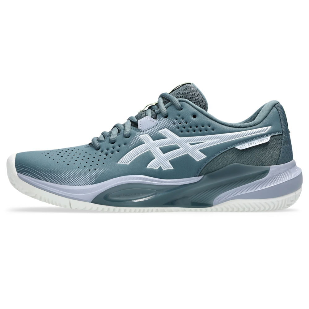 Tênis ASICS Gel-Challenger 15 Saibro - Masculino - Cinza/Azul