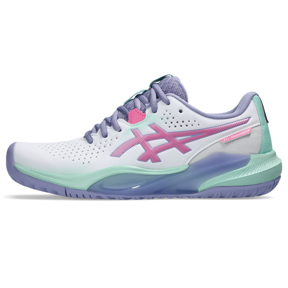 Tênis ASICS Gel-Challenger 15 - Feminino - Branco/Roxo