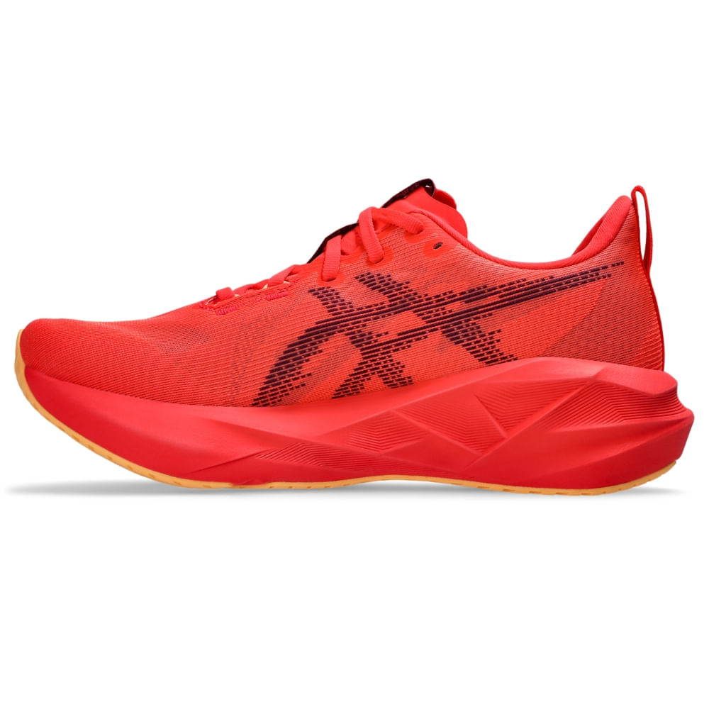 Tênis ASICS Novablast 5 – Masculino – Vermelho/Roxo