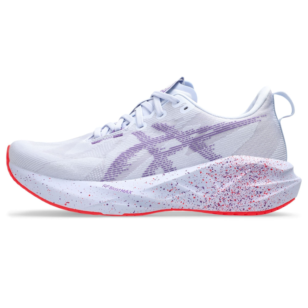 Tênis ASICS Novablast 5 Tokyo - Masculino - Azul/Roxo - ASICS Brasil