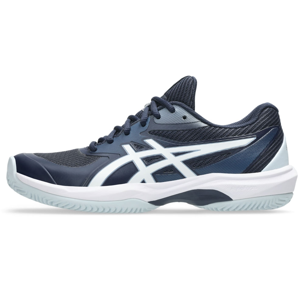 Tênis ASICS Game Ff Saibro/Oc - Feminino - Azul/Branco - tam: 36